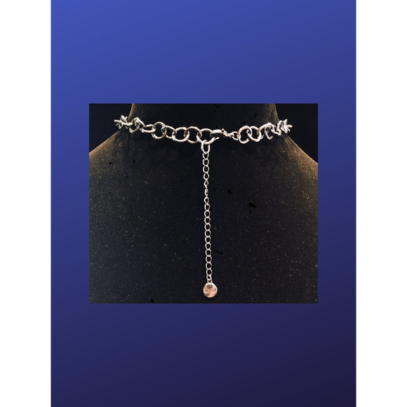 ALFANI Bohemian Faceted Crystal Teardrop BIB Necklace, Smokey Gray, NWOT - Picture 2 of 4